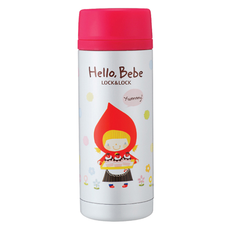 Bình giữ nhiệt hình kute Hello Bebe hình bông tuyết Lock&Lock HBB318 (250ml)